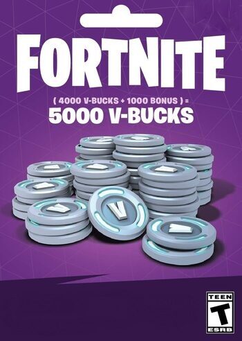 Fortnite 5000 V-Bucks Cover