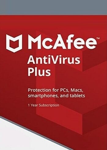 McAfee AntiVirus Plus - 1 Year - 10 Device Card Cover