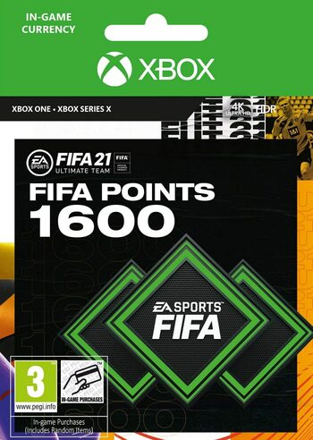 FIFA 21 - 1600 FUT Points Digital Card Cover Xbox One/Series X|S Xbox Live