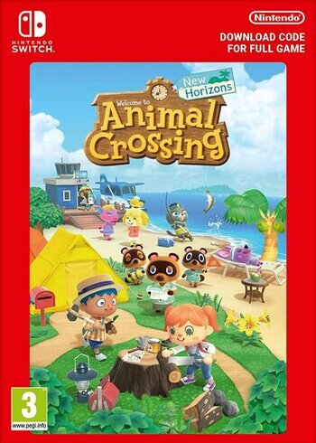 Animal Crossing New Horizons Digital Full Game Cover Nintendo Switch eShop