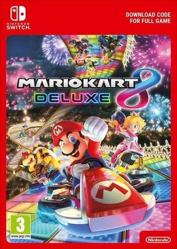 Mario Kart 8 Deluxe Digital Full Game Cover Nintendo Switch eShop