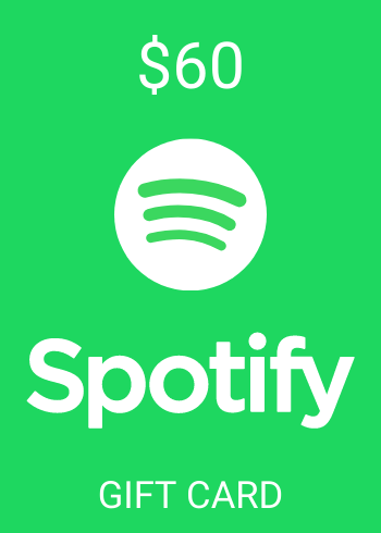 Spotify US United States 60 USD Gift Card Full Digital Cover