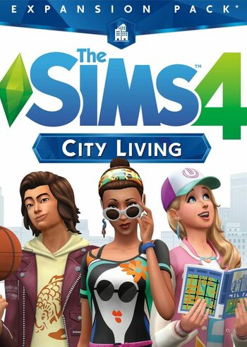 The Sims 4 City Living DLC PC Origin Full Game Digital Cover Card