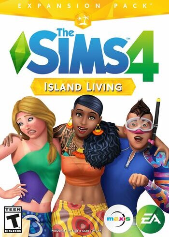 The Sims 4 Island Living DLC PC EA Origin Game Digital Cover Card