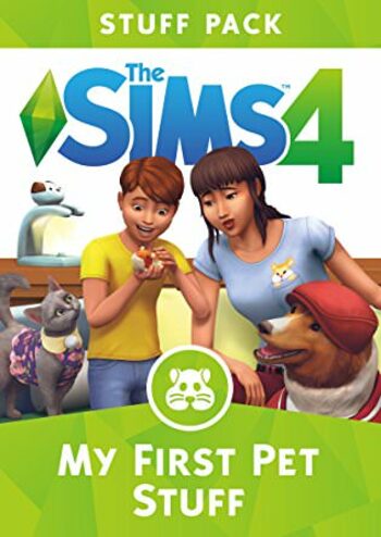 The Sims 4 My First Pet Stuff DLC PC EA Origin Full Game Digital Cover Card