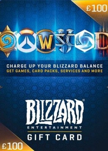 Battle.net Blizzard United Kingdom 100 GBP Gift Card Cover