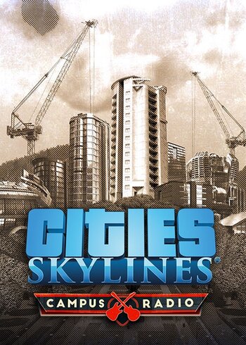 Cities: Skylines - Campus Radio Steam Game Full Digital Cover DLC