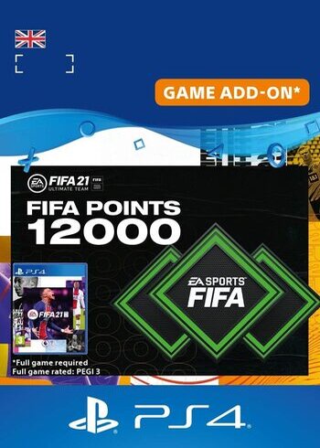 FIFA 21 - 12000 FUT Points Digital Card Cover PS 4/5