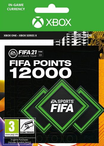 FIFA 21 - 12000 FUT Points Digital Card Cover Xbox One/Series X|S