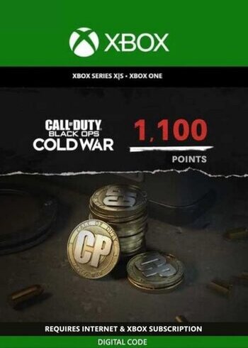 1100 Call of Duty Black Ops Cold War Points XBOX ONE SERIES X S XBOX LIVE Cover