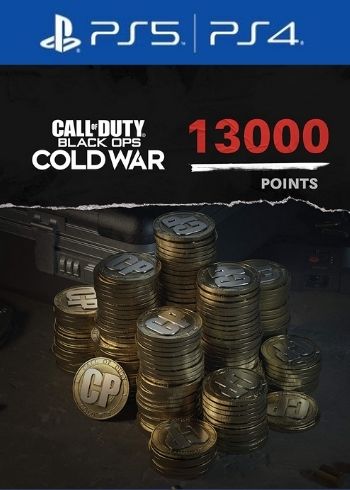 13000 Call of Duty Black Ops Points PS4 PS5 Cover