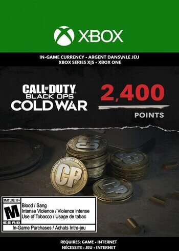 2400 Call of Duty Black Ops Cold War Points XBOX ONE SERIES X S XBOX LIVE Cover