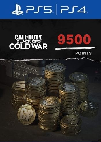 9500 Call of Duty Black Ops Points PS4 PS5 Cover