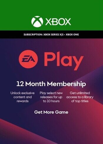 EA Play Xbox Cover 12 month