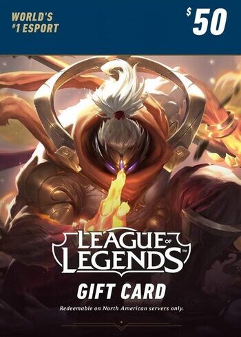League of Legends $50 USD Gift Card