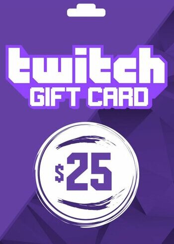 Twitch $25 Gift Card Cover