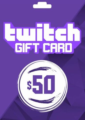 Twitch $50 Gift Card Cover