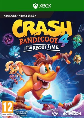Crash Bandicoot 4 It's About Time Xbox One Series X S Cover