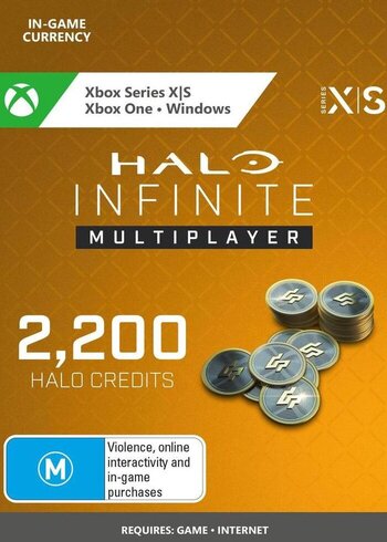 Halo Infinite 2200 Credits Coins Card Cover