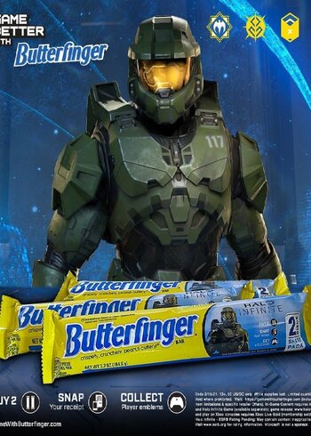 Halo Infinite - 4 x Butterfinger Player Emblems Cover