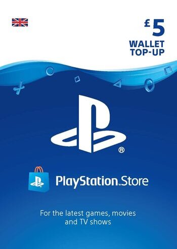 5 GBP UK PlayStation Store PS4 PS5 Gift Card