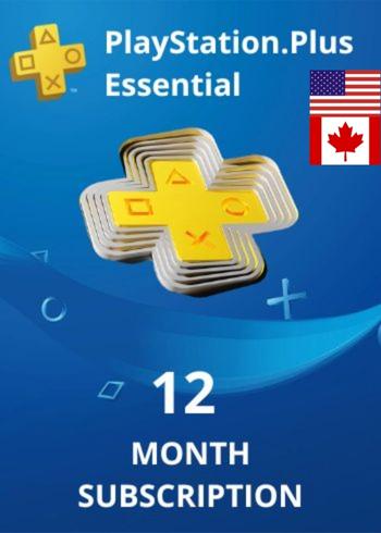 PS Plus Essential NA 12 Month PS4PS5 365 PlayStation Subscription