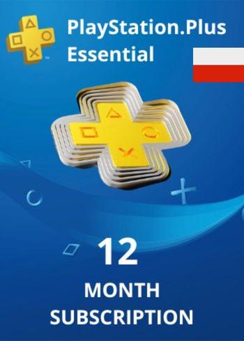 PS Plus Essential PL 12 Month PS4PS5 365 PlayStation Subscription