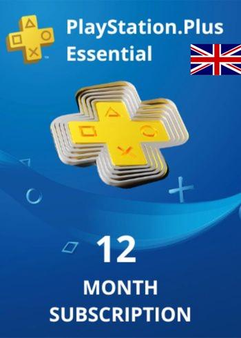 PS Plus Essential UK 365 Days PS4PS5 PlayStation United Kingdom 12 Month Subscription