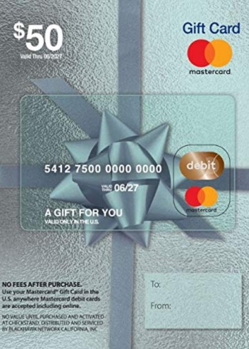 50 USD PCS Mastercard Gift Card