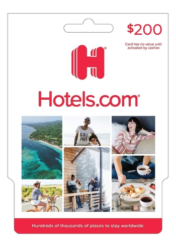 Hotels.com 200 USD Gift Card