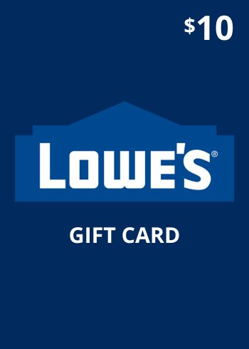 10 USD Lowe's Gift Card