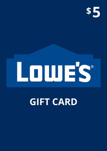 5 USD Lowe's Gift Card