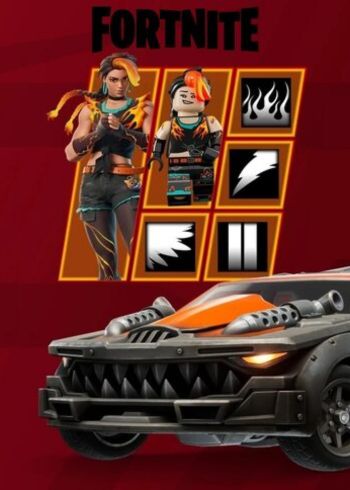 Fortnite - Cinder Outfit + Lockjaw Vehicle Body DLC
