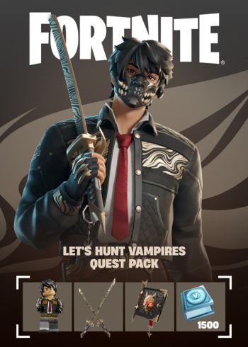 Fortnite - Let's Hunt Vampires Quest Pack + 1,500 V-Bucks