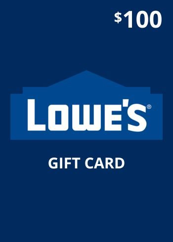 100 USD Lowe's Gift Card