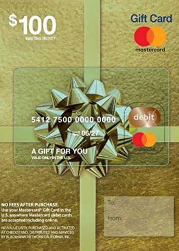 100 USD PCS Mastercard Gift Card