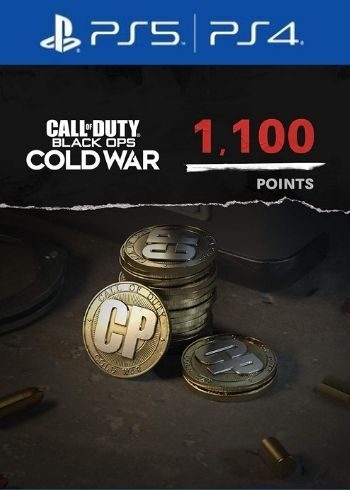 1100 Call of Duty Black Ops Points PS4 PS5 Cover