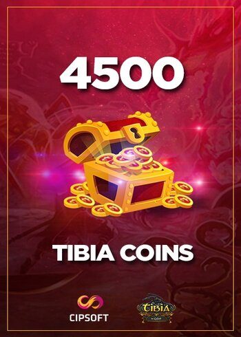 Tibia 4500 Coins Card Full Digital Cover