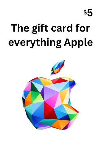 5 USD Apple Gift Card