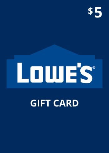 5 USD Lowe's Gift Card