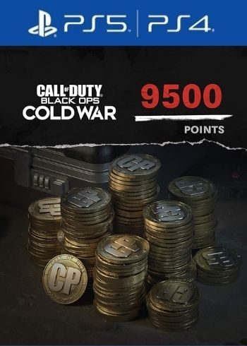 9500 Call of Duty Black Ops Points PS4 PS5 Cover