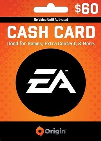 EA Origin Cash Gift Card 60 USD Full Cover Card