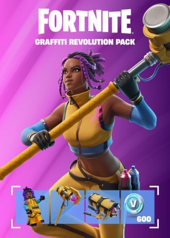 Fortnite Graffiti Revolution Pack + 600 V-Bucks