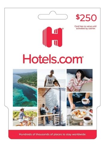 Hotels.com 250 USD Gift Card