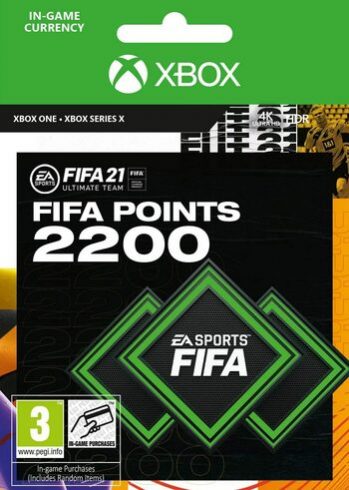 FIFA 21 - 2200 FUT Points Digital Card Cover Xbox One/Series X|S Xbox Live
