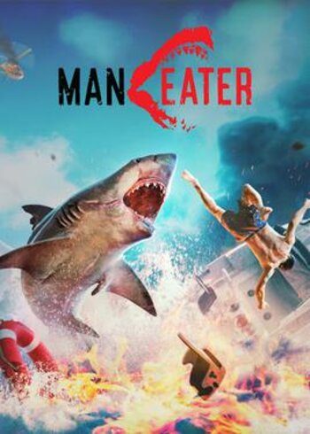 Maneater Steam Full Game Digital Cover Card