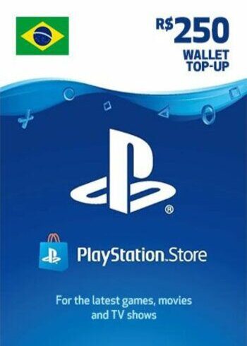 PSN Gift Card 250 BRL BRAZIL Card Cover