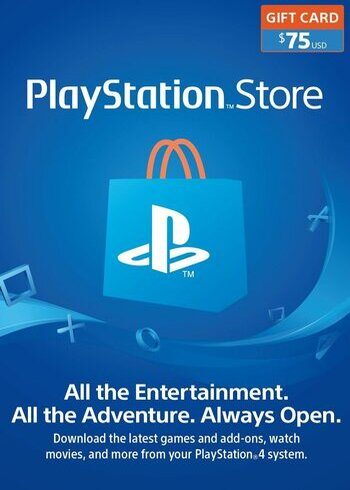 PlayStation Network Card 75$ (United States)