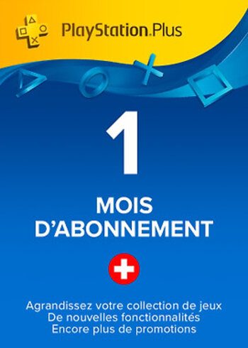 PlayStation Plus CH Switzerland 30 Days Digital Card Cover