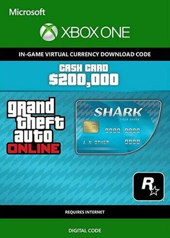 Grand Theft Auto Online: Tiger Shark Cash Card Digital Card Cover Xbox Live One Series X|S
